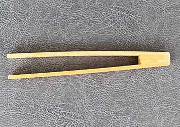 انبر چوبی ساده چوب بامبو کد WP11